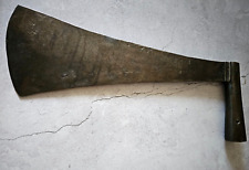 RARE GIANT ANTIQUE FRENCH AXE 23,22 INCHES UNBELIEVABLE HUGE picture