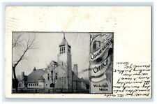 1913 Congregational Church Wakefield Massachusetts MA Antique Postcard picture