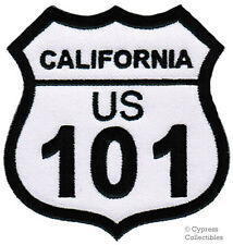 US HIGHWAY 101 PATCH CALIFORNIA embroidered HIGHWAY ROAD SIGN SOUVENIR iron-on picture