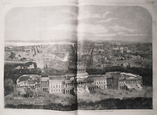 Birds-eye View of the City of Washington - Illustrated London News, May 25, 1861 picture