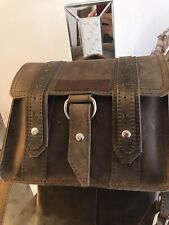 Copper River Bag Voyager Distressed Brown Buffalo Leather Look New picture