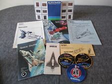 1976-1983 NASA MSFC JSC SPACE SHUTTLE SPACELAB BOOK+BROCHURE+ERNO SLIDES+PATCHES picture