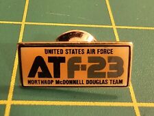 Vintage US Air Force ATF-23 Northrop Enameled Lapel Pin picture