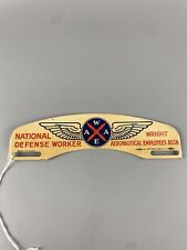 Vintage Wright Aeronautical Employees Assn. Plate Topper picture