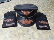 Harley Davidson Cap & Gloves -  New Harley Davidson skull cap picture