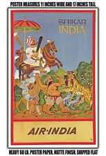 11x17 POSTER - 1968 Shikar India Air India picture