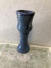 Vintage Pottery Candle Holder 8”x3” picture