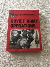 Russian Army Book 1978 Soviet Army Operations by US Intelligence IAG-13-U-78 picture