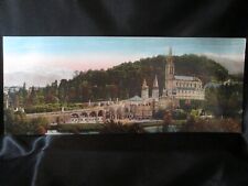 HEAVY PHOTOCHROME 2 Panorama Basilica Pyrenees Photography Photochrom c1930 picture