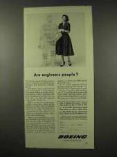 1956 Boeing Aviation Ad - Are Engineers People? picture
