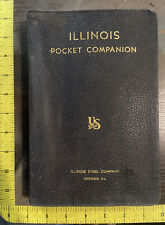 1934 Illinois Steel Company Pocket Companion Chicago,Illinois US Steel Book picture