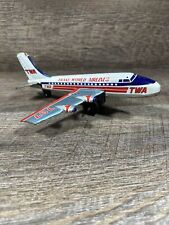 VINTAGE TWA TIN AIRLINE TOY JET AIRPLANE (7 Inch’s Long) picture