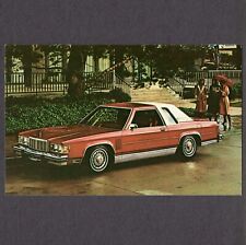 1979 Mercury Marquis Brougham 2-Door Sedan: Original NOS Dealer Postcard UNUSED picture