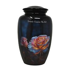 10 Inch Flower Urn Cremation For Human Ashes Keepsake Adult Urns Male Female Urn picture
