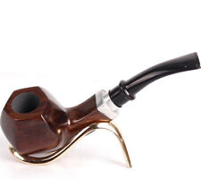 Natural Ebony Wood Smoking Pipe Creative Gift Pipe Wooden New Pipes Accessories picture