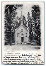 Piešťany Slovakia Postcard The New Chapel in the Park 1913 Antique Posted picture