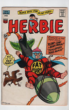 Herbie The Fat Fury #10 Ogden Whitney Bomb Cover 1965 ACG Comics Silver Age picture