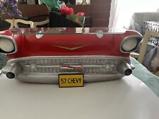 57 Red Chevy Bel Air 1957 Chevy Floating wall shelf Sunbelt by GM RED W/ Glass picture