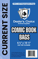 CURRENT/REGULAR Comic Book Archival Bags - Dealer's Choice - (boards sold sep.) picture