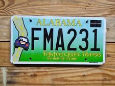 Alabama Expired 2019 Fighting Cystic Fibrosis License Plate Auto Tag FMA231 picture