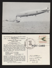 1968 Shenandoah Ship Navy ZR1 Airship Serves Commissioned Vessel Posted Postcard picture