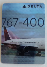 2016 Delta Air Lines #51 Boeing 767-400ER Aircraft Trading Card DAL picture