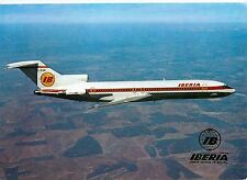 Iberia International Airlines Spain Boeing 727/256 Jet Airplane Plane Postcard  picture