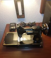 Vtg 1935 School Bell SINGER 221 Featherweight Sewing Machine picture