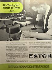Eaton Wilcox-Rich Sodium Cooled Valve Aircraft Engine Vintage Print Ad 1941 picture