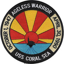 USS Coral Sea CV-43 Patch Ageless Warrior picture