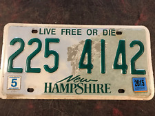 New Hampshire License Plate Old Man On The Mountain 225 4142 Sticker Stack picture