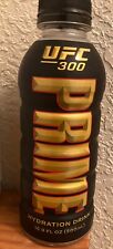 UFC 300 Prime Hydration Drink Single Bottle opened Rare Limited Edition picture