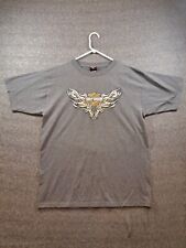 Men's Harley-Davidson Graphic T-Shirt 2000s Flames Illinois FAST SHIPPING Sz XL picture