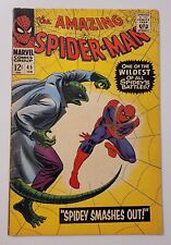 Amazing Spider-Man #45 VG+ 3rd App. of Lizard 1967 John Romita Sr Vintage Silver picture