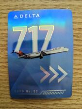 Delta Airlines Trading Card 52 Boeing 717  picture