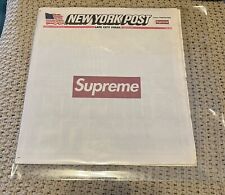 New York Post SUPREME Newspaper w/ FREE Polypropylene Protection Sleeve picture