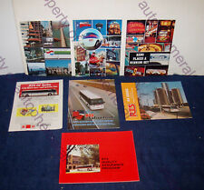 LOT of 7 1980s GM Coach RTS 04 City Transit BUS Brochures CATALOGS Prospekt GMC picture