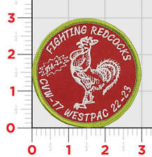 Official VFA-22 Fighting Redcocks WestPac 22-23 Shoulder Patch picture
