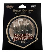 Harley-Davidson® 120th Anniversary Sublimated Image Embroidered Signature Emblem picture