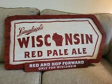 LEINENKUGEL'S WISCONSIN RED PALE ALE SIGN / BRAND NEW WOODEN SIGN picture