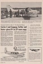 Aviation Magazine Add - Beech Baron & Travel Air Business Aircraft Add (1963) picture