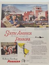 1953 Pan American - Grace Airways Panagra Holiday Print Ad South America Plane picture