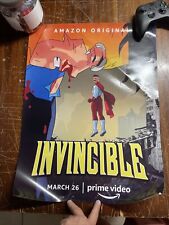 Invincible Amazon Prime Debut Poster -tear on poster edge- picture