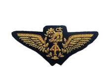 Wing Imperial Airways Gold Wire Bullion Hand Embroidered Badge R2013 picture