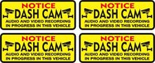 2.5in x 1in Notice Dash Cam Stickers Car Truck Vehicle Bumper Decal picture