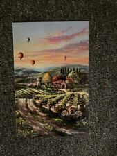 Thomas Kinkade Postcard Peaceful Valley Vineyard picture