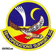 USAF 58th OPERATIONS SUPPORT SQ -58 OSS-Kirtland AFB, NM- ORIGINAL VEL PATCH picture