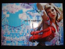 DIOR 4-Page PRINT AD Fall 2003 ANGELA LINDVALL beautiful blonde cherry blossoms picture