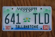One or More - Mississippi MAGNOLIA Flower Green Graphic License Plate picture