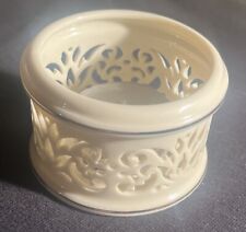 Vintage Lenox Tea Light Candle Holder With Gold Trim  Handcrafted in China picture